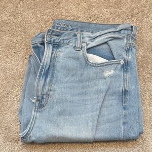 American Eagle Outfitters Light Blue Mom Jeans